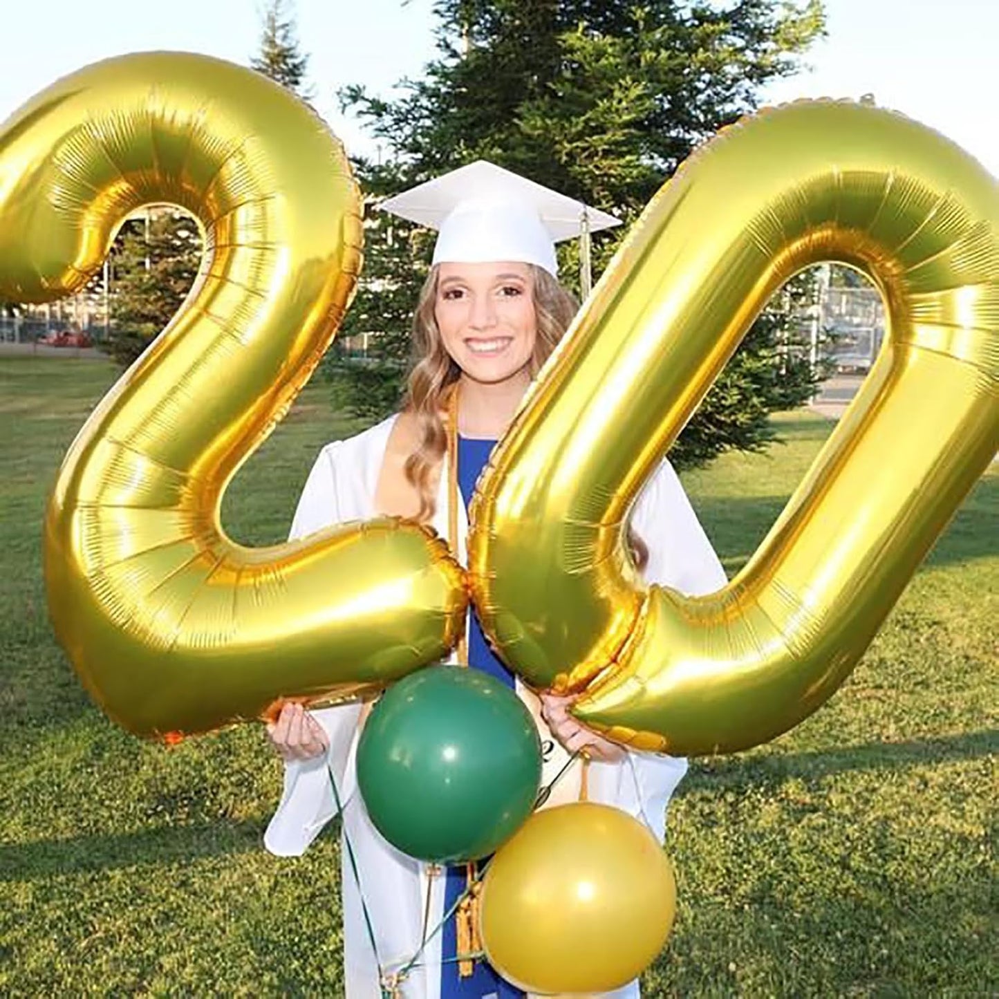 40 Inch Number 0 Balloon for Baby Birthday Decoration,Digital 0 Balloons Large Self Inflating Cream Foil Number Balloons 0-9 for Boys Girls Baby Shower Party Anniversary Supplies