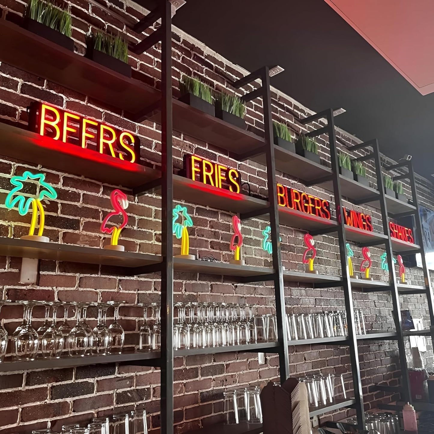 SpellBrite CRAFT BEER Sign | Beer-Related Sign with Neon Look, Red LED Light Source | 20.5" x 15.0"