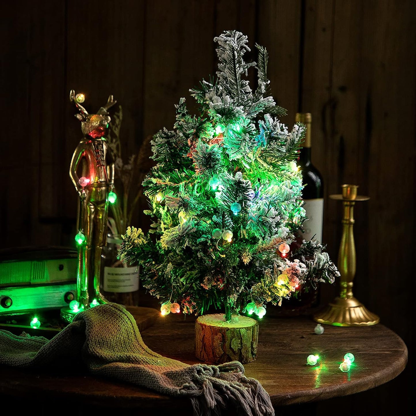 Aogist 50Pcs Balloon Lights with Hook,Long Standby Time,Waterproof Mini Light for Birthday Party Wedding Christmas Halloween Easter Decorative (Flash, Yellow)