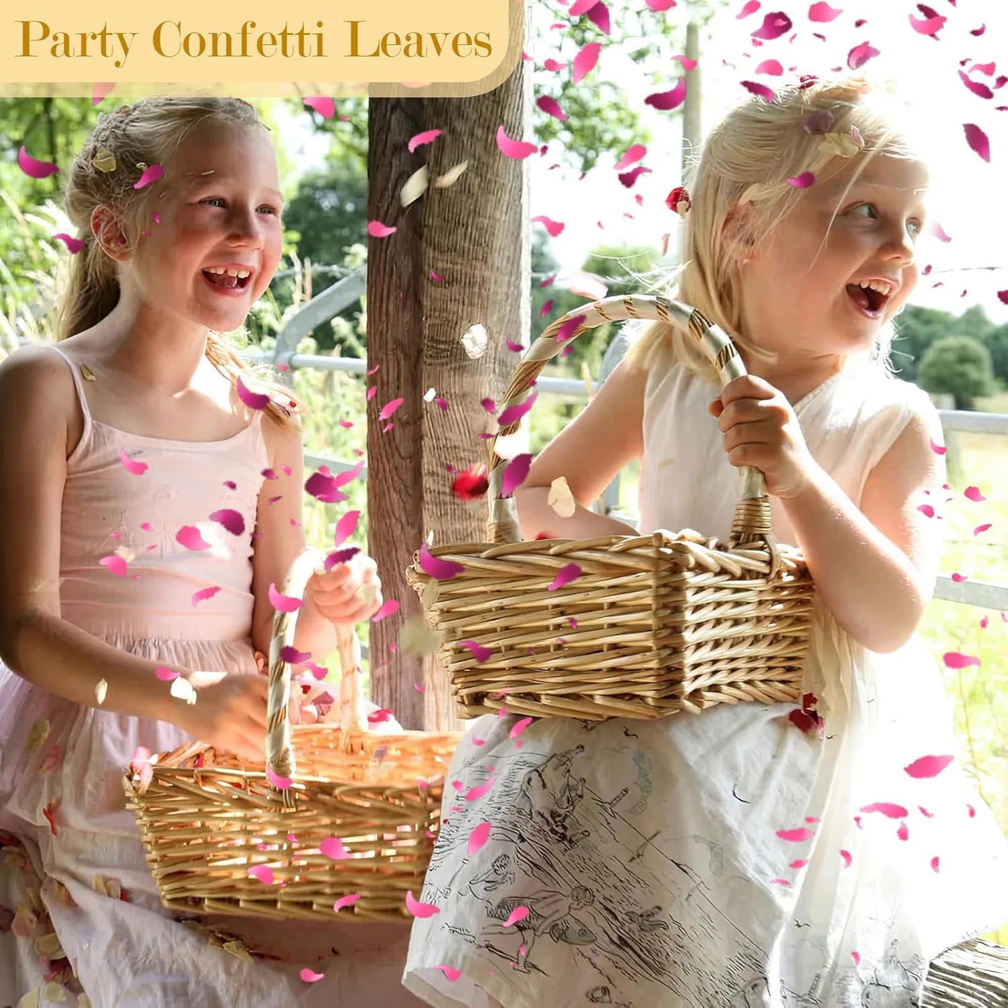 20+ Cups Mix Real Rose Petals Biodegradable Wedding Confetti, 2 QT of Pink Red Flower Jasmine for Ctaft Proposal Party Decor Flower Girls, Bath salt Candle Soap Making