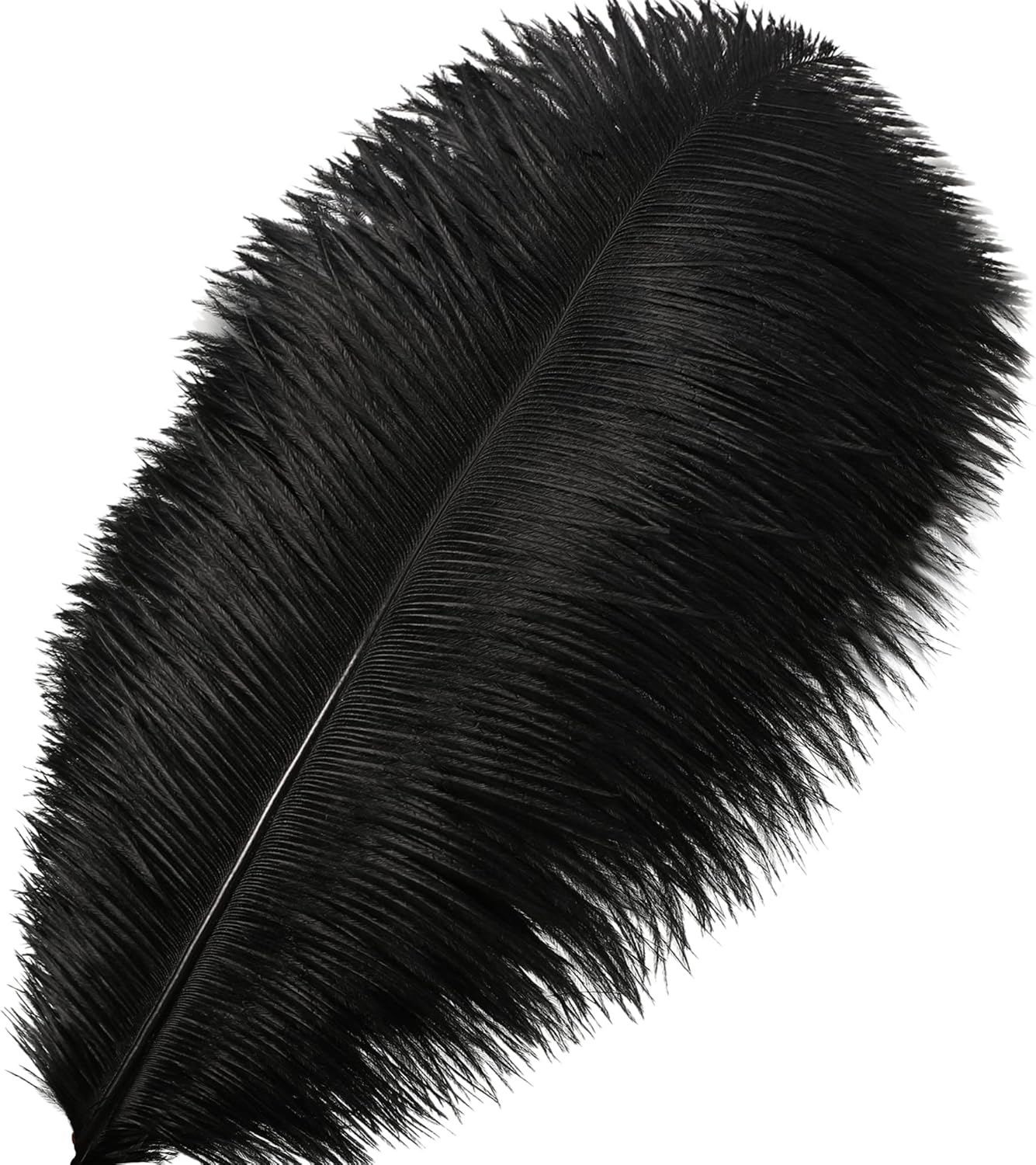 Larryhot Black Ostrich Feathers Bulk - 16-18 inch 10pcs Feathers for Vase,Wedding Party Centerpieces and Home Decorations (Black)