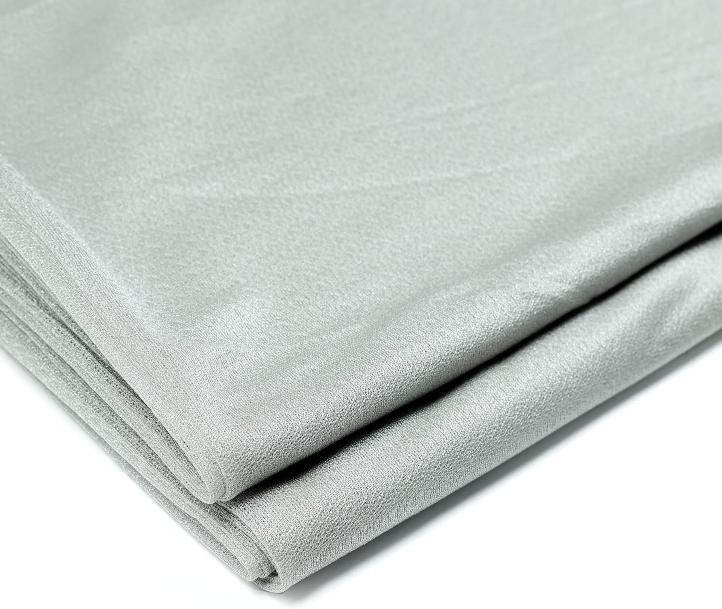 VDS Pack of 1 Panel (30 Inch X 40 Feet) Wedding Arch Draping Fabric Sheer Chiffon Fabric Drapery for Wedding Ceremony Reception Swag Backdrop Canopy Chuppah ARBO Altars Decoration (Grey)