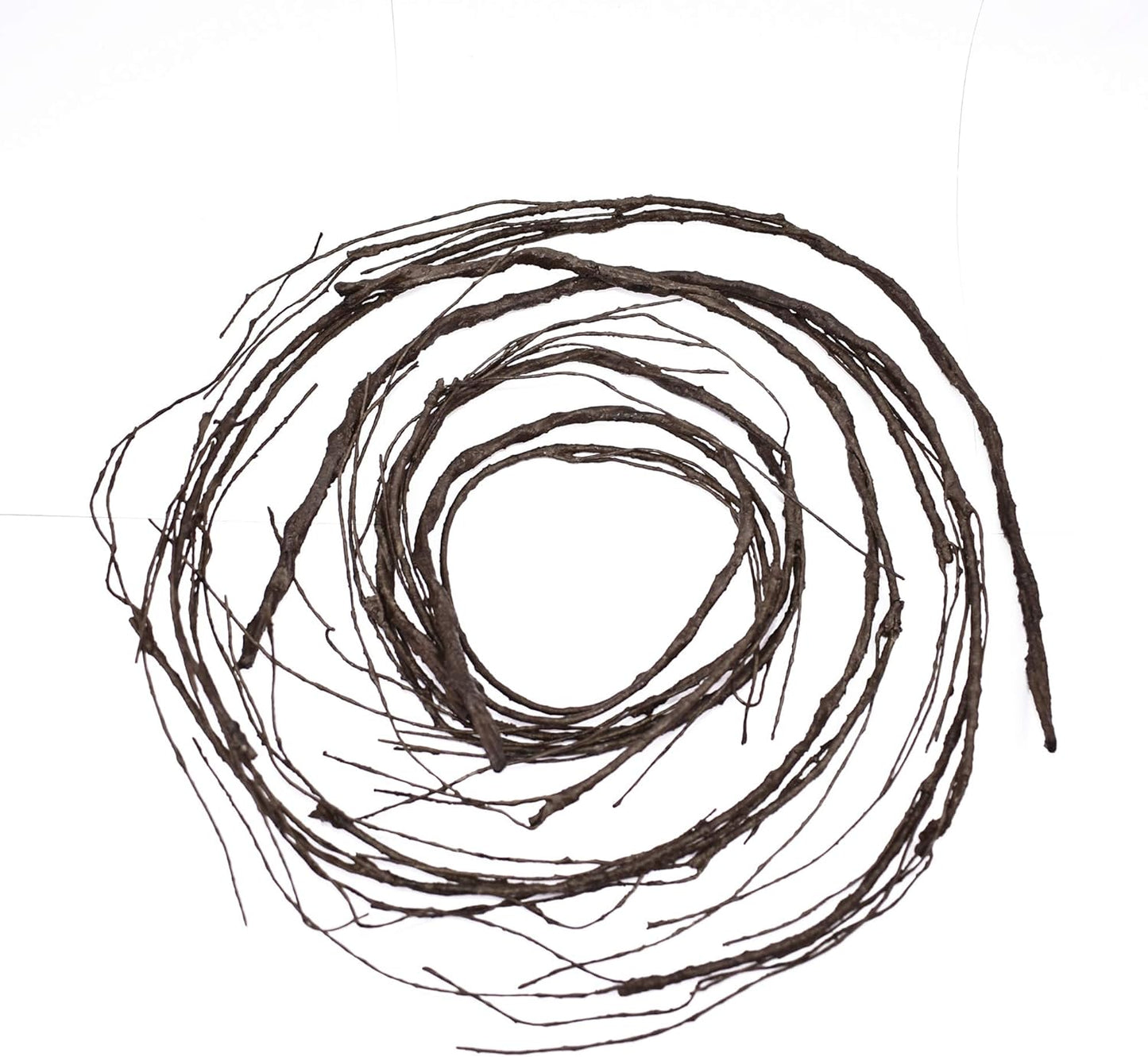 10PCS Lifelike Curly Willow Branches Decorative Dried Artificial Twigs, 30.7 Inches Fake Bendable Sticks Vintage Vines/Stems DIY Greenery Plants Craft Vases Home Garden Hotel Farmhouse Decor