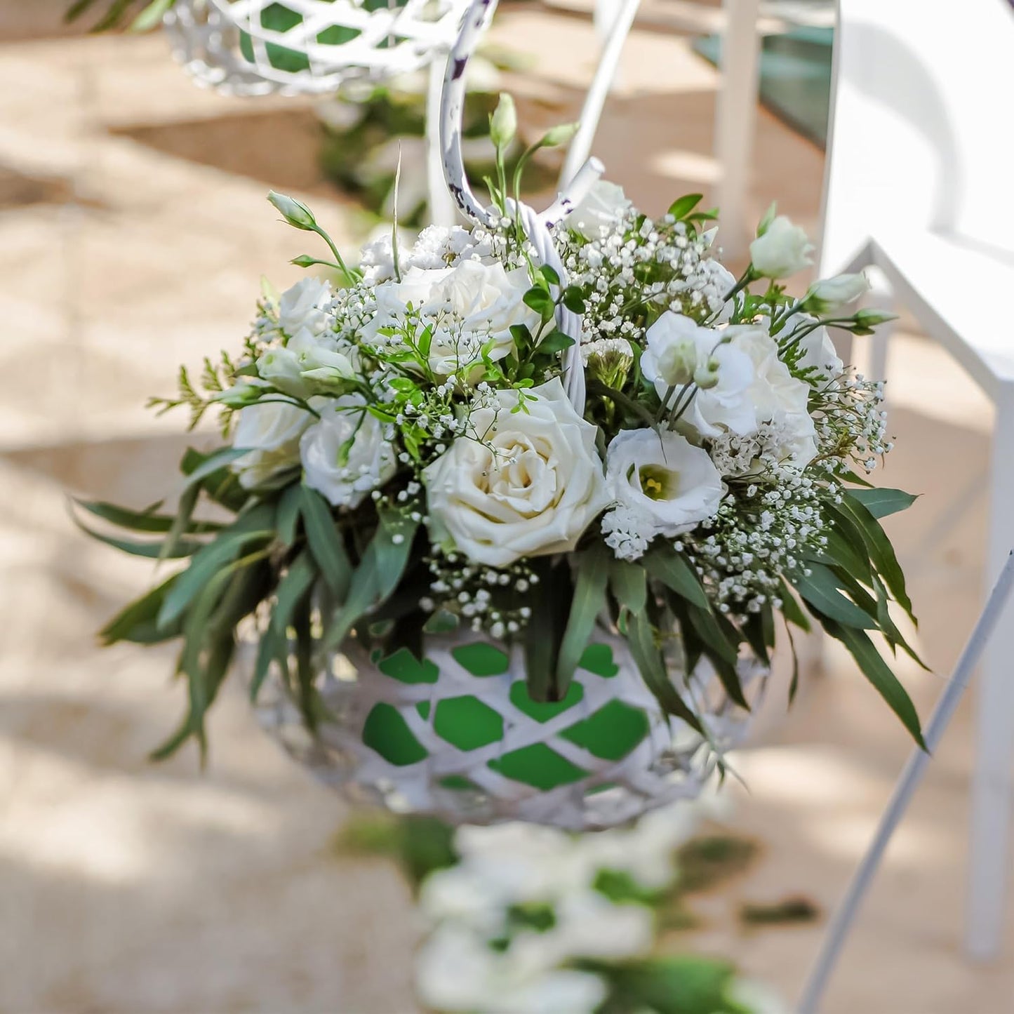 Max Shape 6Pcs Floral Foam Round Blocks, Large Wet and Dry Green Foam for Artificial and Fresh Flower Arrangement,Flower Foam Blocks for Wedding Party Decorations (3.15 Inch)