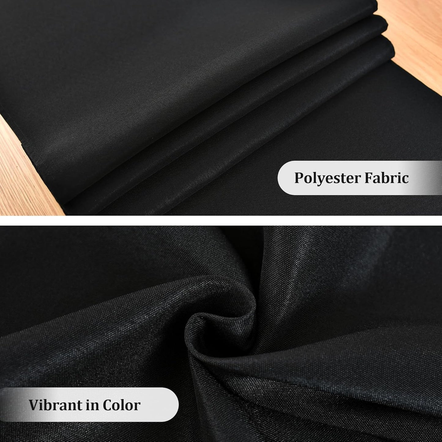 Farmhouse Black Table Runner Small Short Table Runners 36 Inches Coffee Table Runner for Dresser Living Room Bedroom Holiday Party Banquet 12X36 Inch