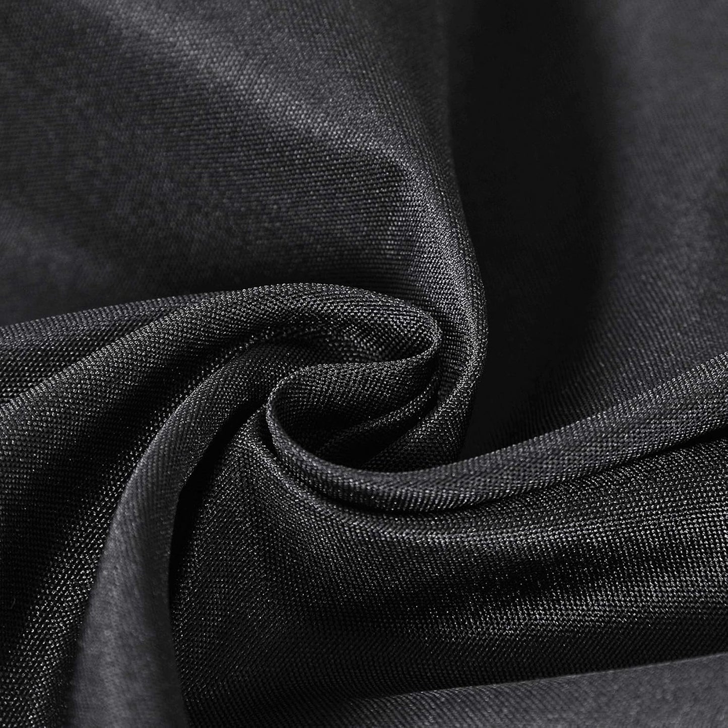 Rectangle Tablecloth 60x120 inch Washable Polyester Fabric Table Cloth for Wedding Party Dining Banquet Decoration（60x120, Black）