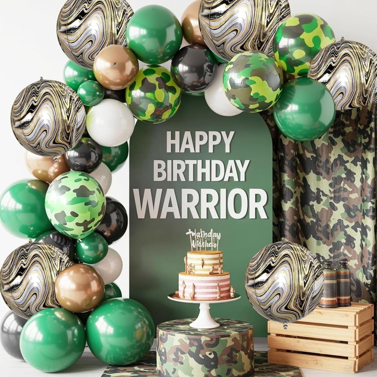 6 Pcs Black Gold and White Balloons, Saxuxu Black and Gold Balloons, 22 Inch Big Round Foil Balloon for Graduations Birthday Party Baby Shower Wedding Decorations