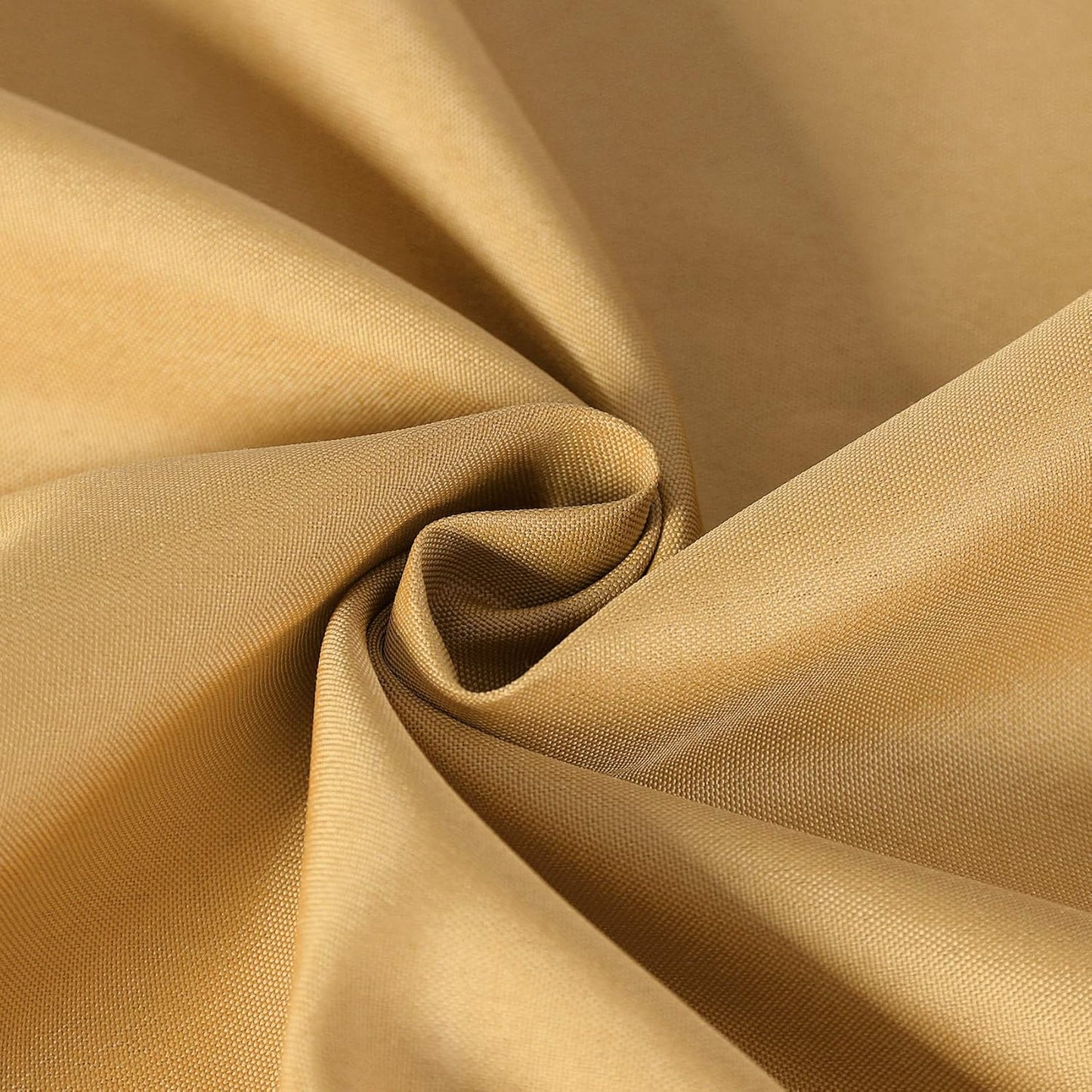 Cupuamon Square Tablecloth 52x52 inch Washable Polyester Fabric Table Cloth for Wedding Party Dining Banquet Decoration（52x52,Gold）