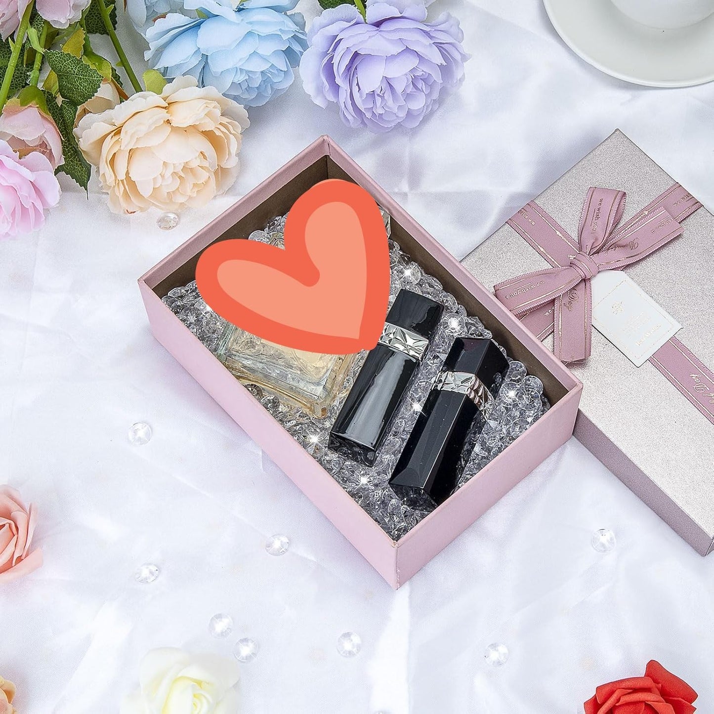 5000 pcs/Pack Wedding Table Scatter Confetti Crystals Acrylic Diamonds 6 mm Rhinestones for Wedding, Bridal Shower, Vase Beads Decorations (6mm, Coffee)