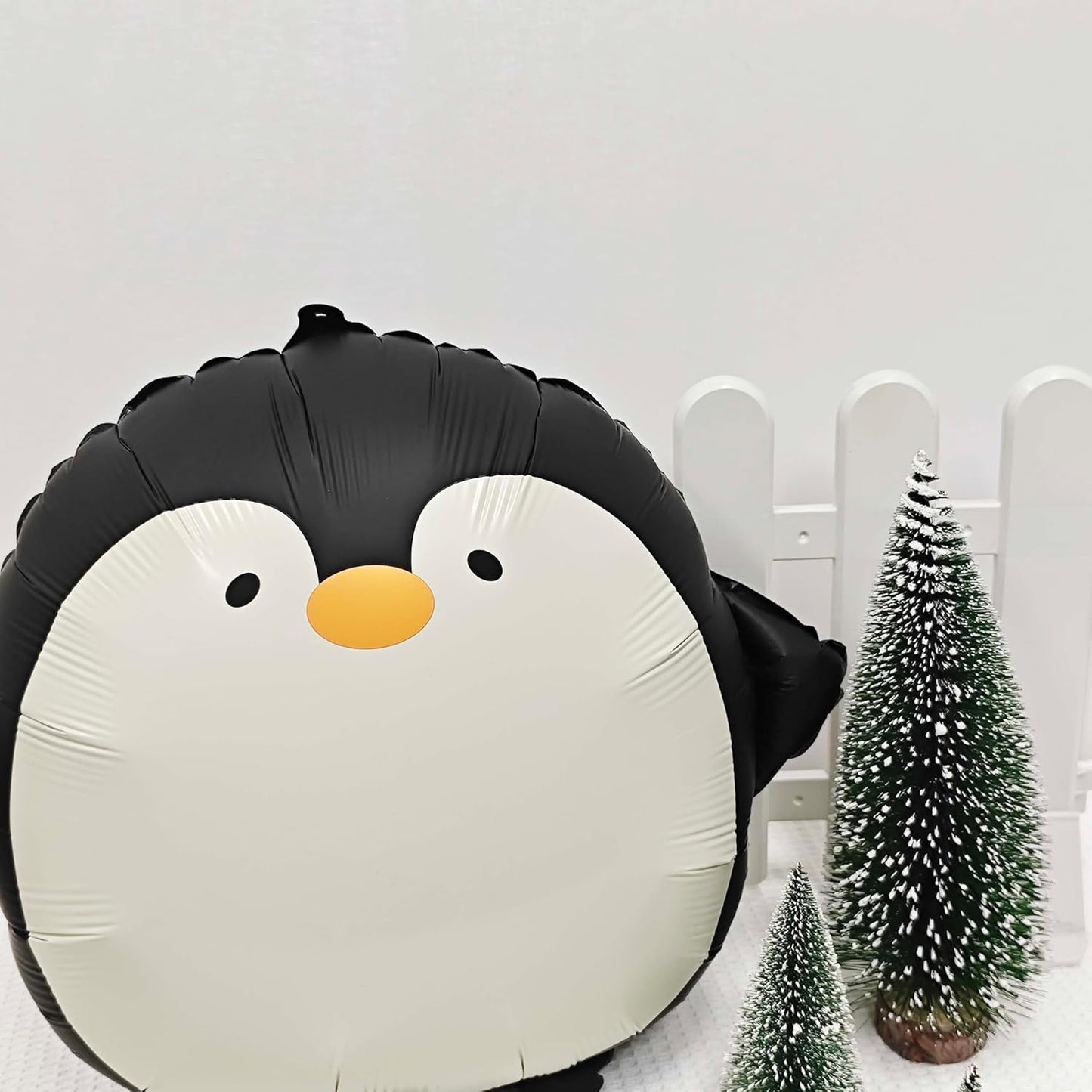 2PCS Matte Walking Animal Penguin Balloon Cute Penguin Shaped Foil Mylar Balloon For Farm Animal Penguin Theme Birthday Party Kids Birthday Party Decorative Supplies