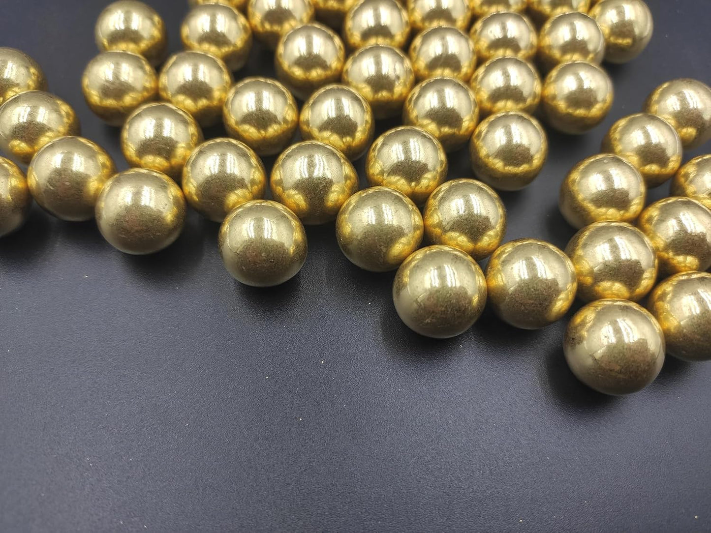 Gold Pearl Sugar Sprinkles 3.53 oz, 14mm Candy Pearls Ideal for Baking, Cake and Cupcake Toppers, Cookie Decoration, Ice Cream Topping, Wedding Shower Valentines Halloween Christmas