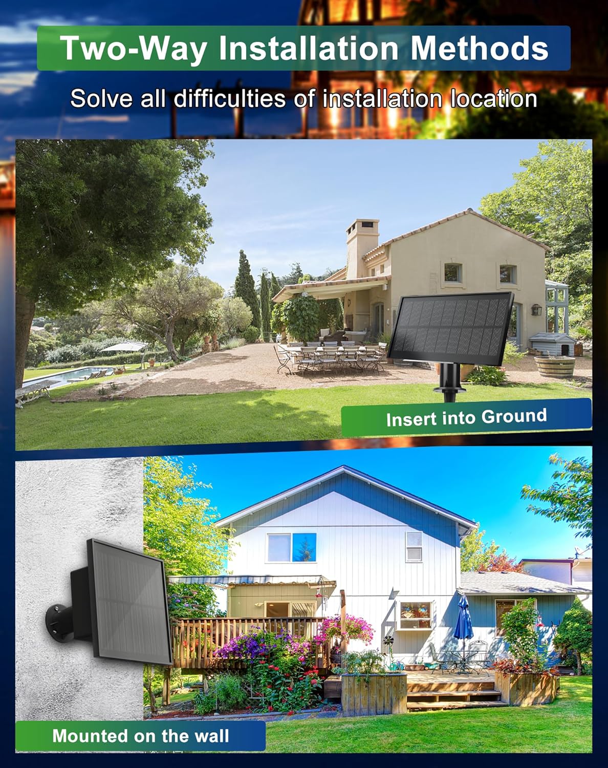 Solar String Lights Outdoor Waterproof 50FT with USB Port and 27 Shatterproof G40 Bulbs(2 Spare), LED Solar Powered Patio Lights for Outside, Porch, Backyard, Bistro, Garden, Market - 2200K