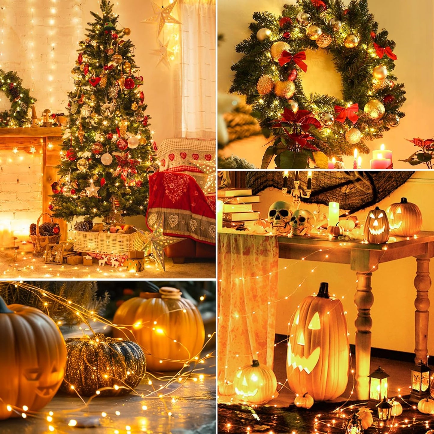 btfarm 6 Pack Fairy Lights Battery Operated with Timer, 30LED 9.8FT Twinkle Lights Waterproof, Copper Wire Christmas String Lights Battery Powered for Indoor Outdoor Wedding Party Holiday Decorations