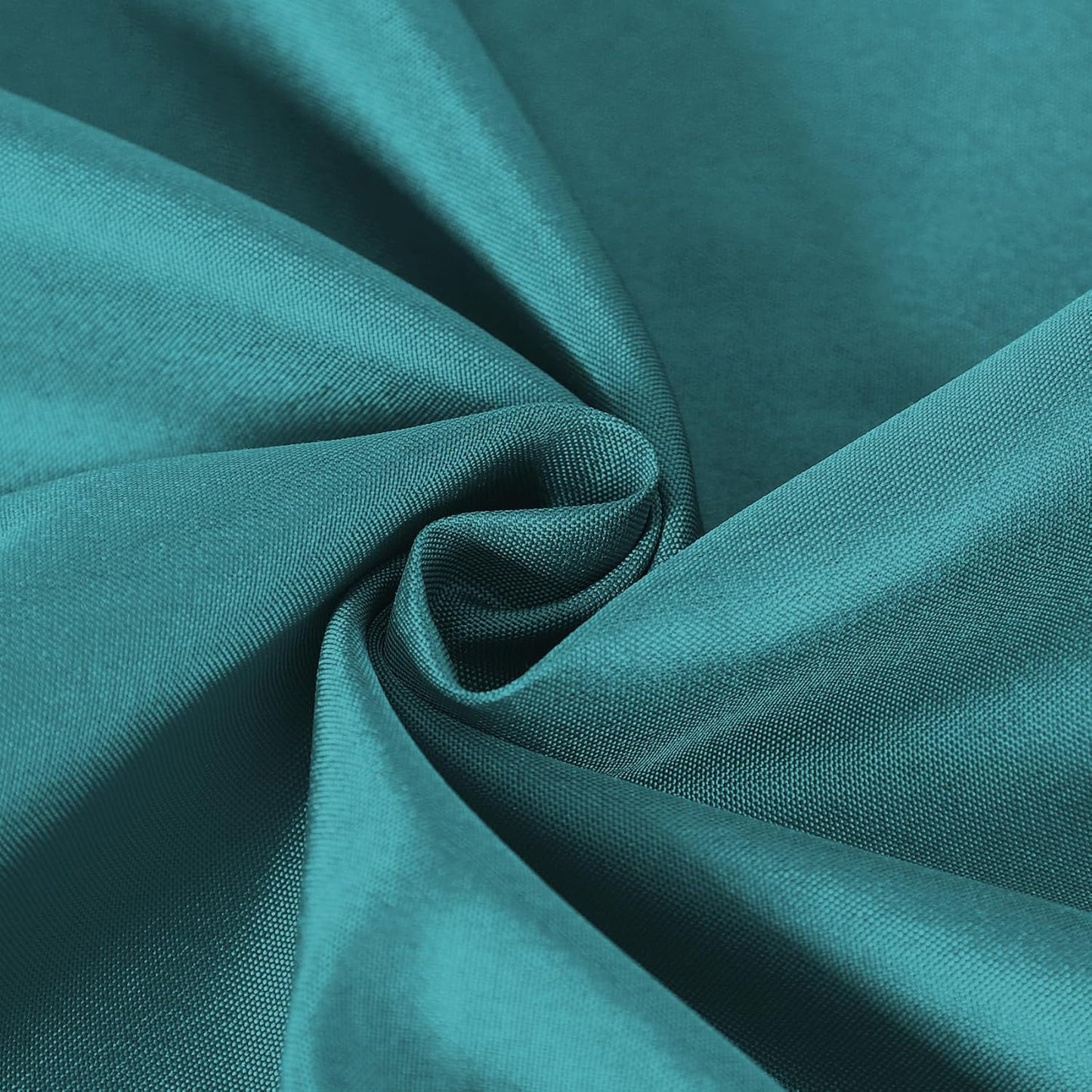 60 inch Round Tablecloth Washable Polyester Table Cloth Decorative Table Cover for Wedding Party Dining Banquet（60 inch,Peacock Blue）