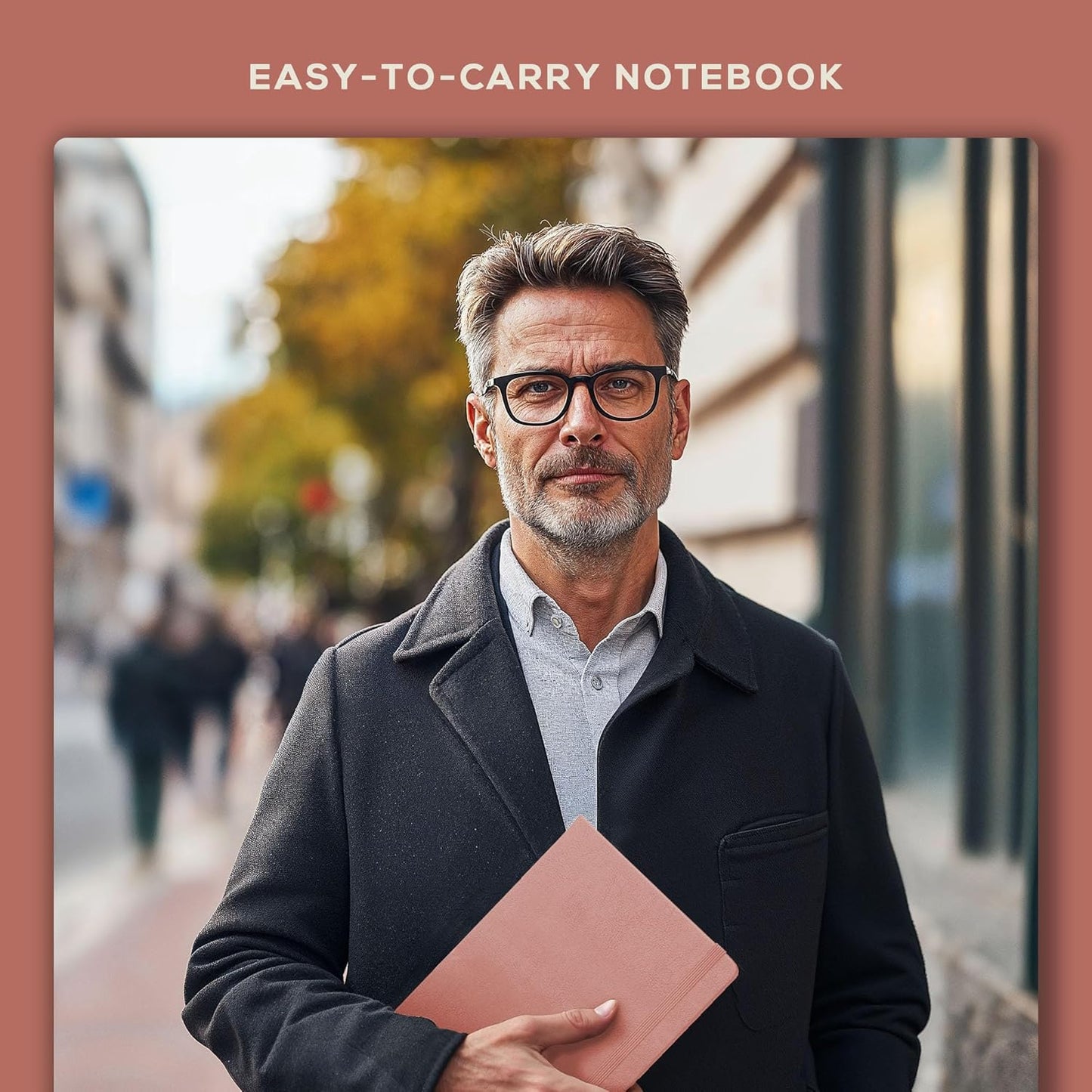 BEECHMORE BOOKS Lined Journal Notebook, 8.5 x 11.5 inch, A4 160 Lined Pages, Hardcover Leather Journals for Women, Men, Writing and Notebooks for Work - 120 GSM Thick Paper, Gifts Box Included