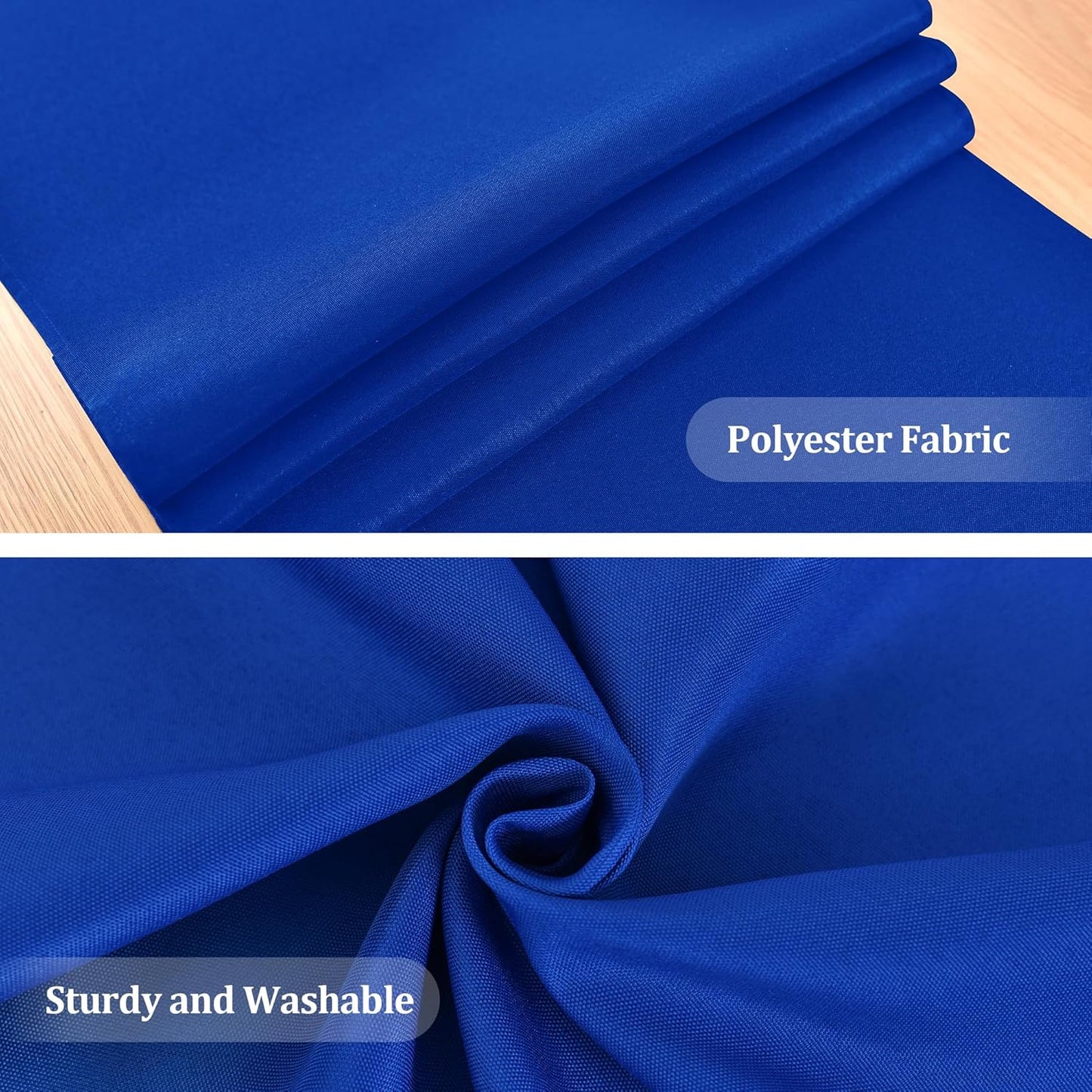 Farmhouse Blue Table Runner Dining Table Runners 48 Inches Long Coffee Table Runner for Dresser Living Room Bedroom Holiday Party Banquet 12X48 Inch