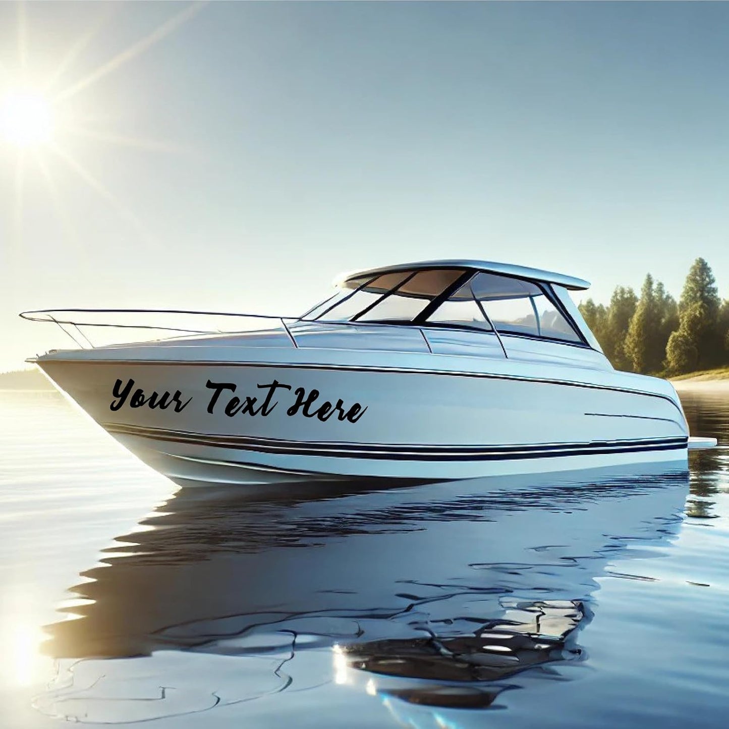 Custom Boat Lettering Decals - Personalized Boat Numbers and Letters Custom - Waterproof Vinyl Boat Lettering - Boat Stickers and Decals