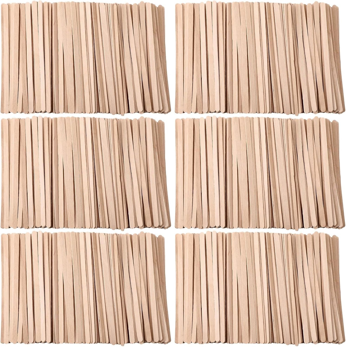 5000 Pcs Wooden Coffee Stirrers 5.5 Inch Disposable Wood Coffee Stir Sticks for Tea Cocktail Drink Stirring