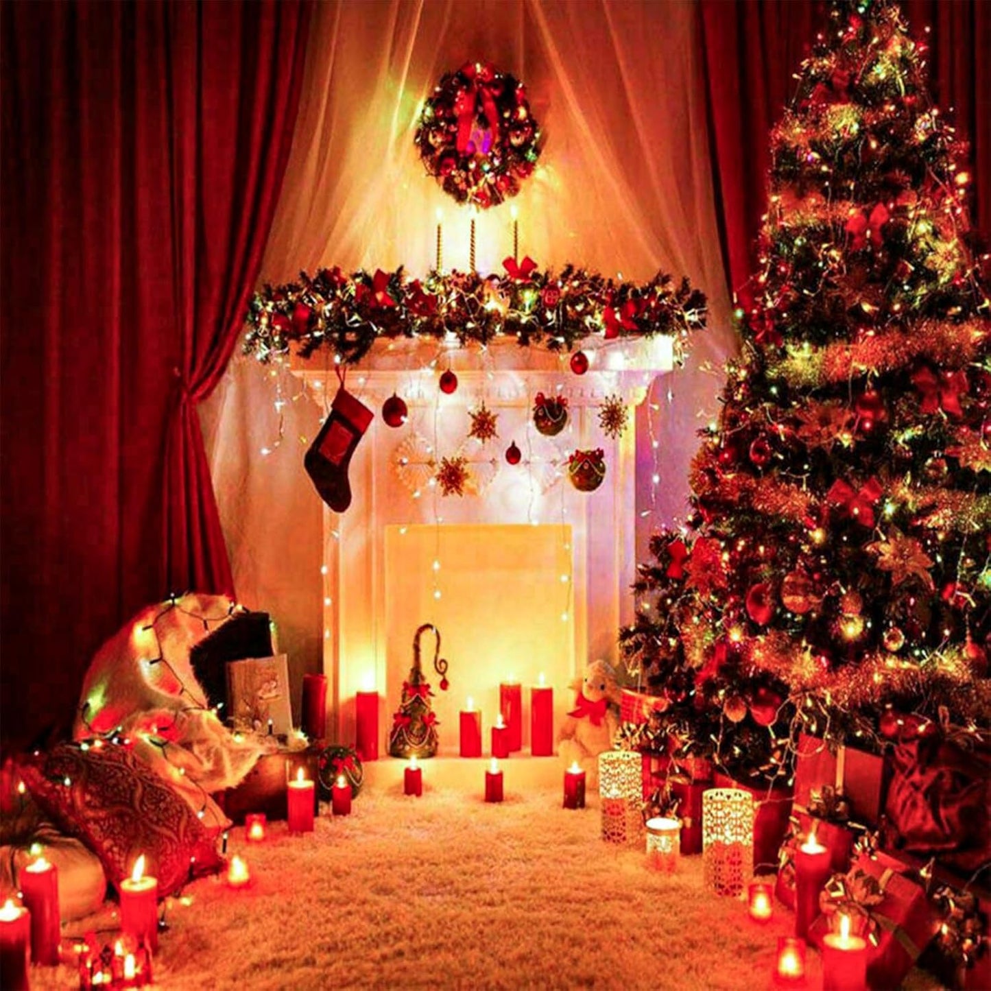 33ft 100 LED Plug in Connectable Fairy String Lights, 8 Mode Decorative Lights for Home, Bed Room, Classroom Wall Ceiling Tree Hanging Indoor Outdoor Easter Christmas Decor, Warm White