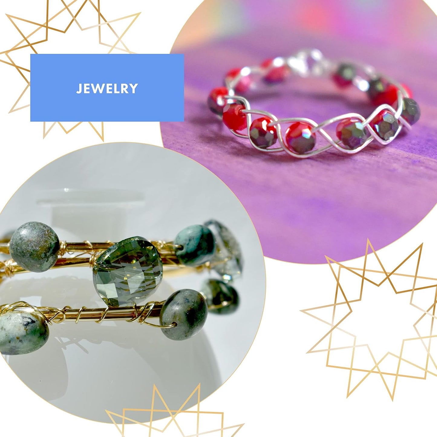 Beadalon ColourCraft Wire, 22 Gauge, Silver Color, 20 yd Spool