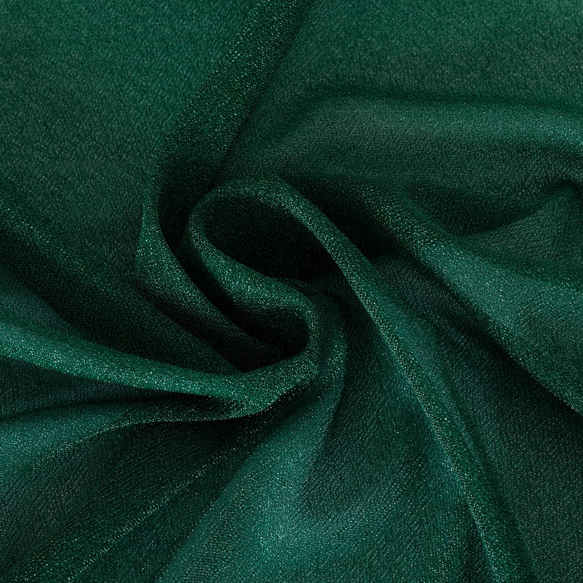 Fall Emerald Green 2 Panels Wedding Arch Draping Fabric 29" x 20Ft Sheer Drapes Outdoor Curtain for Wedding Party Baby Bridal Shower Arch Ceiling Backdrop Decor