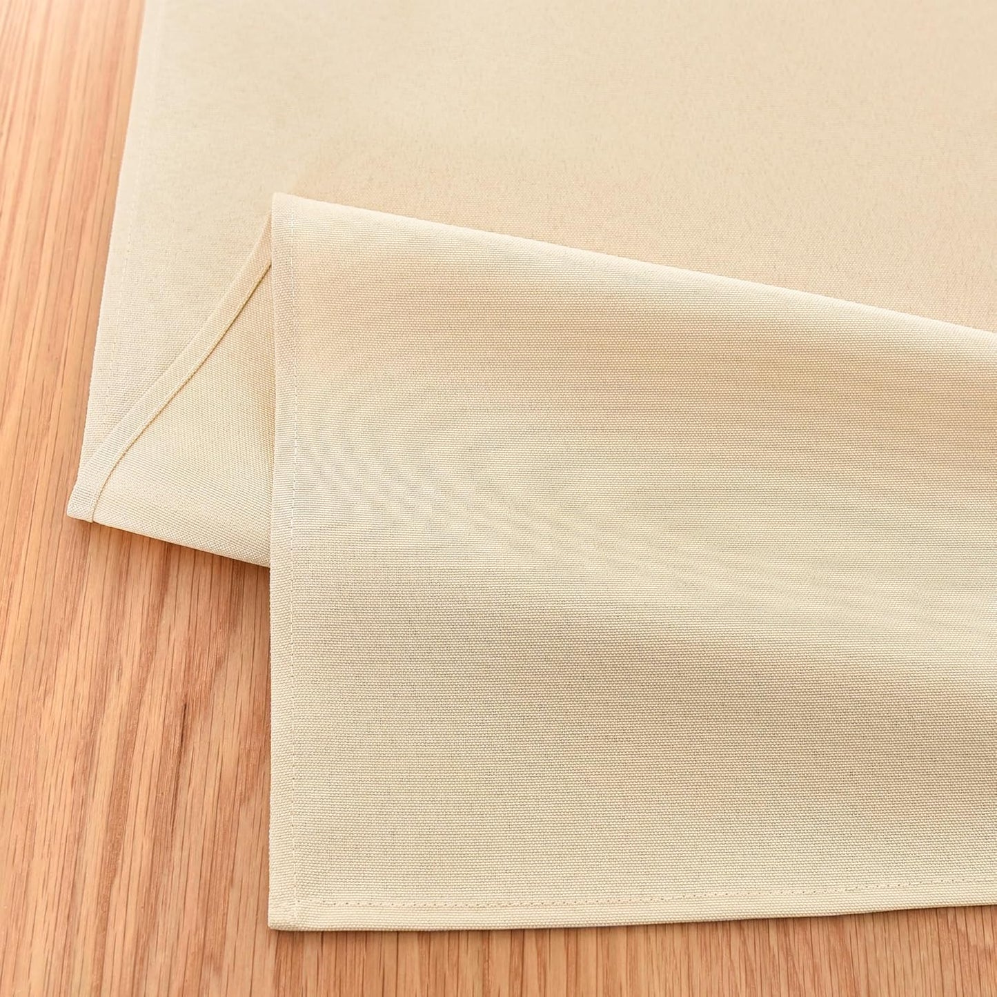 Farmhouse Beige Table Runner Dining Table Runners 90 Inches Long Coffee Table Runner for Dresser Living Room Bedroom Holiday Party Banquet 12X90 Inch