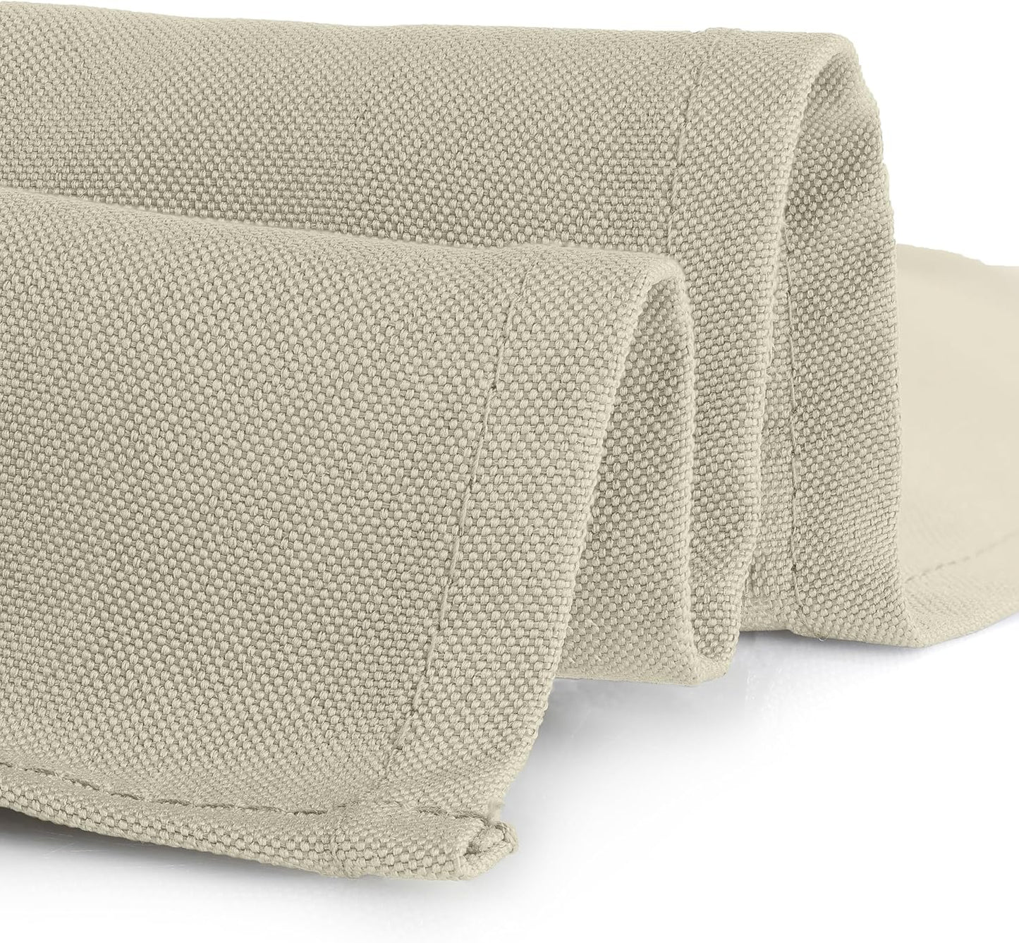 Gee Di Moda Ivory Rectangle Tablecloth - 90 x 132 Inch, Polyester, Wrinkle & Stain Resistant, Perfect for 6 Foot Table, Buffet, Parties & More