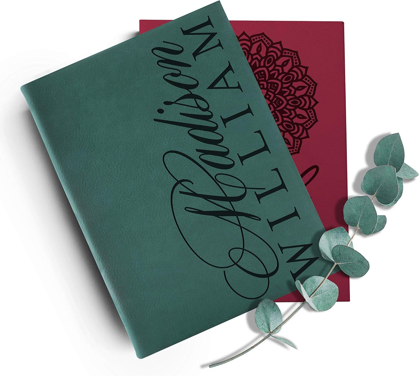 Personal Leather Journal Notebooks | 12 Design, 9 Color - Rustic | Journal for Women, Men - Custom Notebook to Write in - Diary for Girls, Women - Personalized Gift Idea for Girl, Boy, Mom and Dad