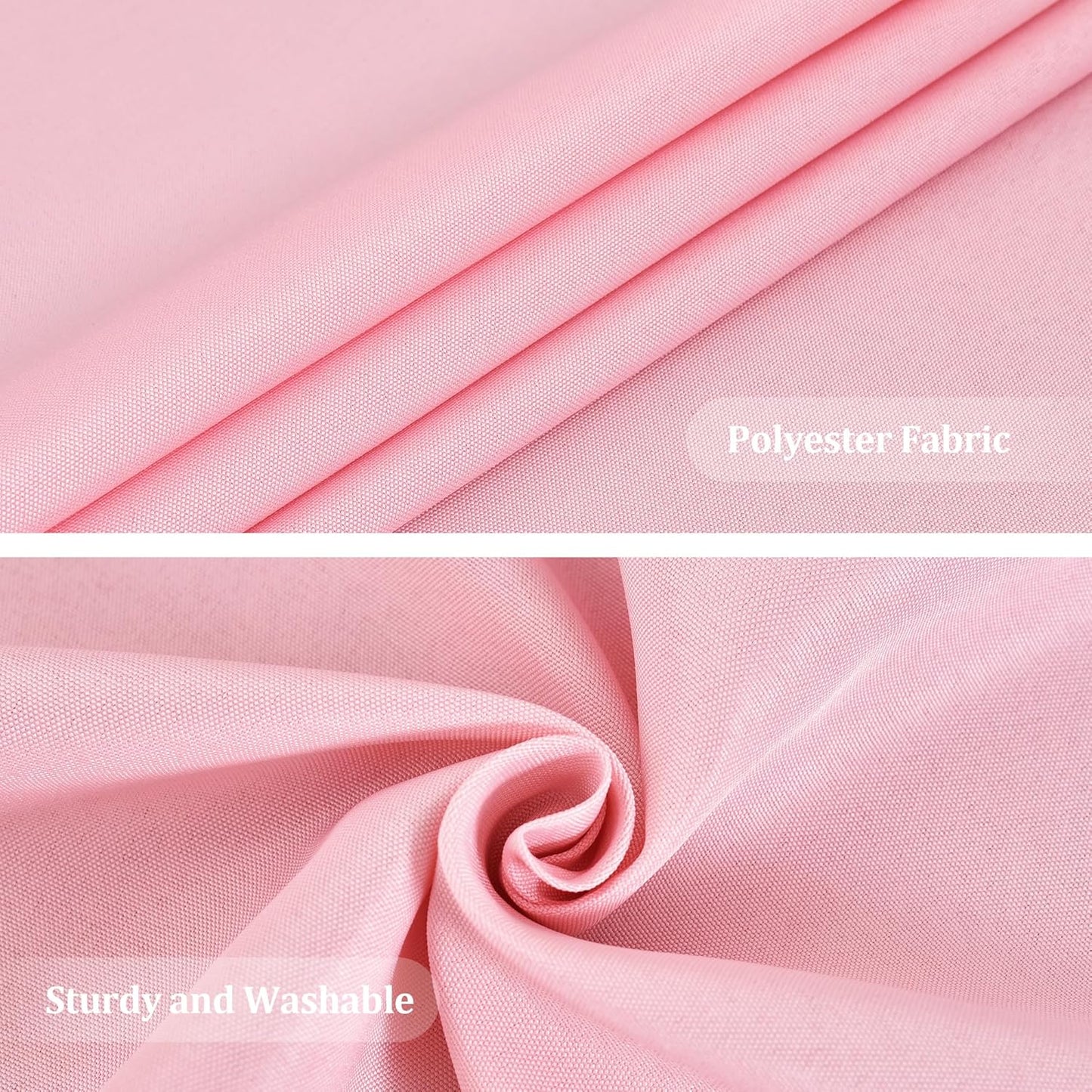 Farmhouse Pink Table Runner Dining Table Runners 48 Inches Long Coffee Table Runner for Dresser Living Room Bedroom Holiday Party Banquet 12X48 Inch