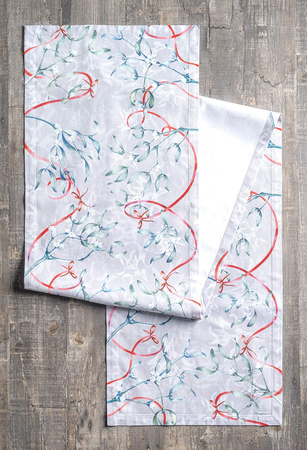 Maison d' Hermine Table Runner 100% Cotton Single Layer Table Runners 72 inches Long for Thanksgiving Christmas Decorations Home Kitchen Dining Party Wedding (Enora, 14.5" x 72")