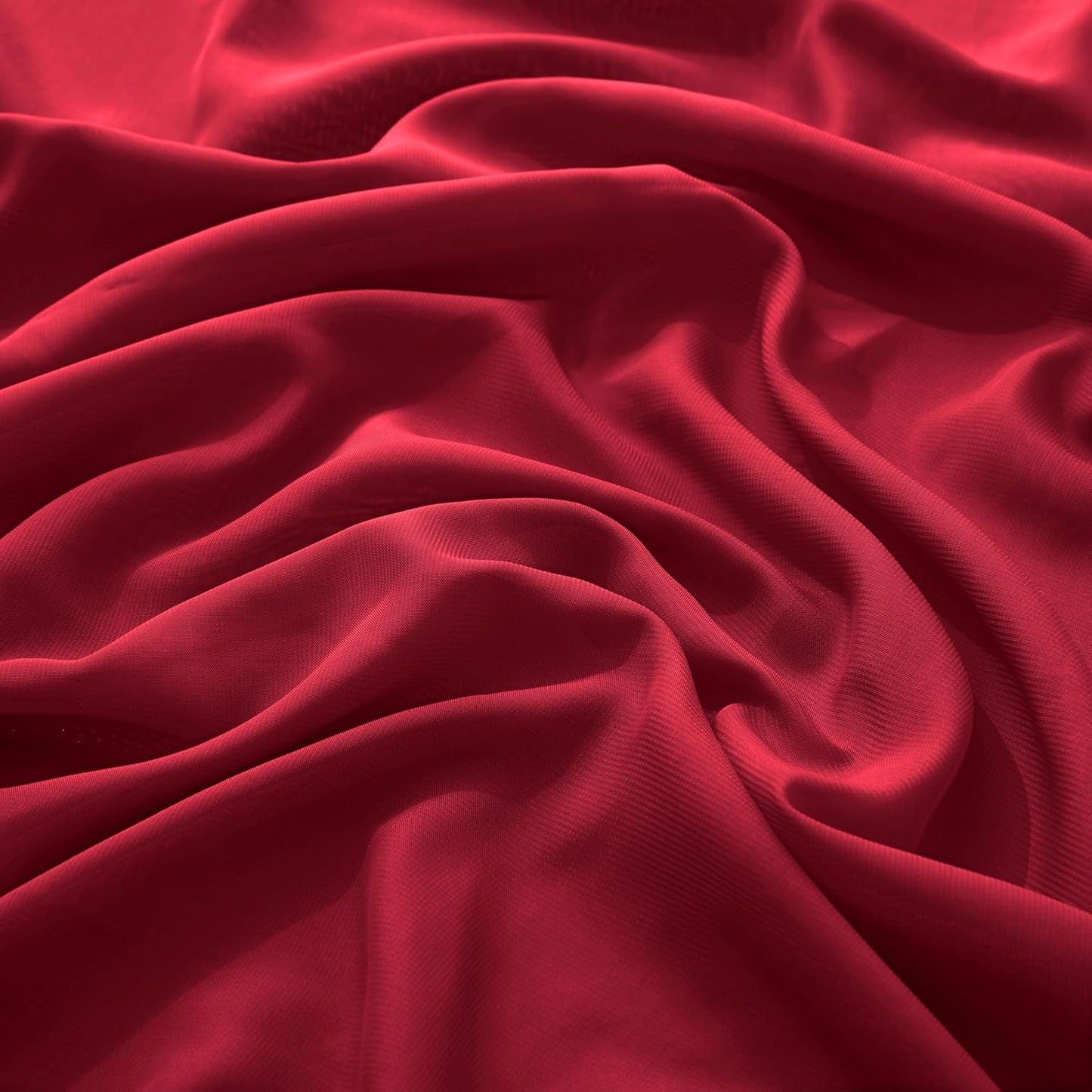 VACVELT Wedding Arch Draping Fabric - Burgundy Chiffon, 2 Panels Sheer Drapes, 30 Inch x 20ft Backdrop Curtain for Outdoor Wedding Ceremony Decor