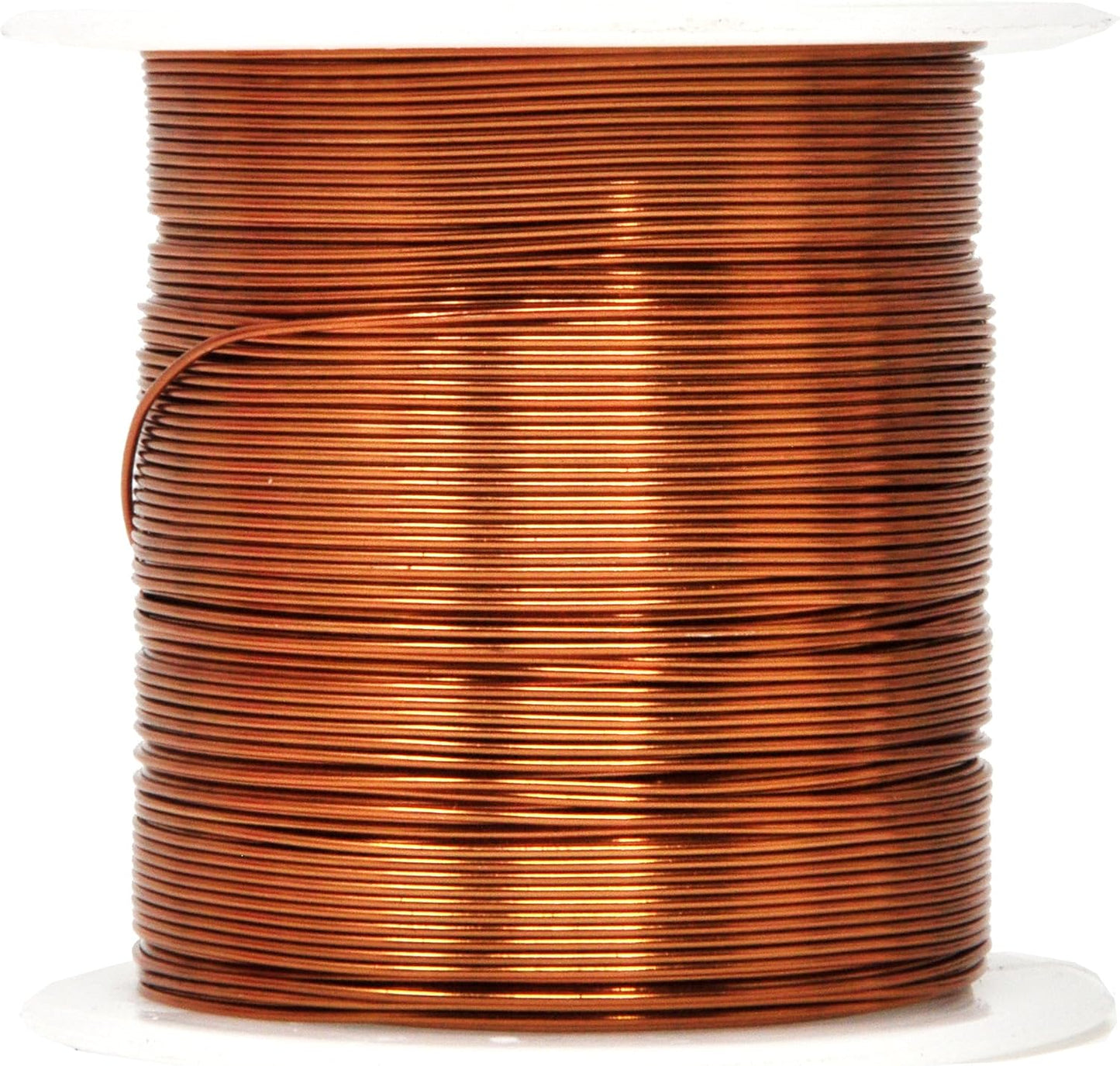 Mandala Crafts 22 Gauge Anodized Aluminum Craft Wire for Jewelry Making - 450 FT Colored Flexible Silver Copper Purple Pink Brown Ice Blue Wire - Bendable for Bonsai Armature Crafting Sculpting