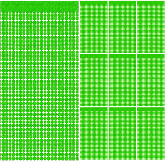 Square Tinsel Curtain Party Backdrop - 10pcs Glitter Foil Fringe Curtain Party Decor Green Photo Booth Backdrop Streamers for Halloween, Christmas, Birthday, Graduation, Wedding Party Decorations