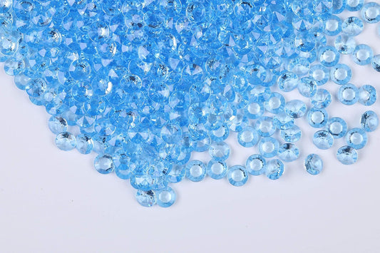2000pcs Platic Acrylic Gems Fake Acrylic Diamonds Vase Filler Beads Faux Diamond Crystals Jewels for Makeup Brushes Holder Table Scatter Confetti Party Arts Crafts Birthday Wedding Decor