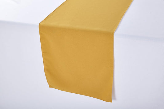 Polyester Wedding Table Runner 14" x 72" (Mustard)