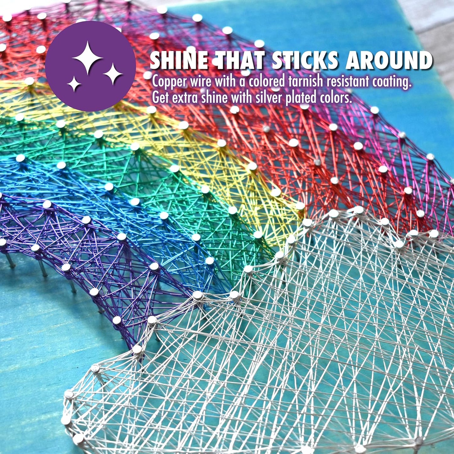 Artistic Wire, 18 Gauge Tarnish Resistant Colored Copper Craft Wire, Turquoise, 10 yd