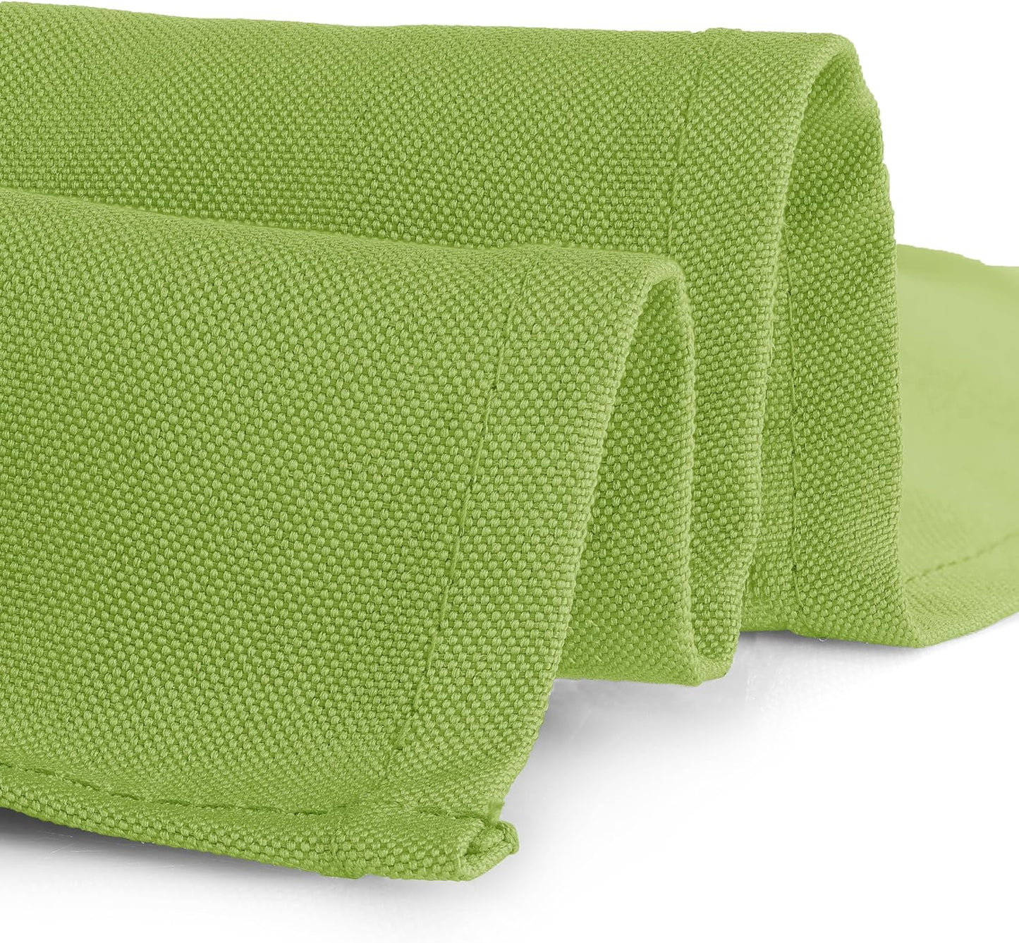 Gee Di Moda Square Tablecloth - 52 x 52 Inch Apple Green Table Cloth for Small Square or Round Tables - Heavy Duty Washable Fabric - for Buffet Table, Holiday Party, Dinner, Wedding & Baby Shower
