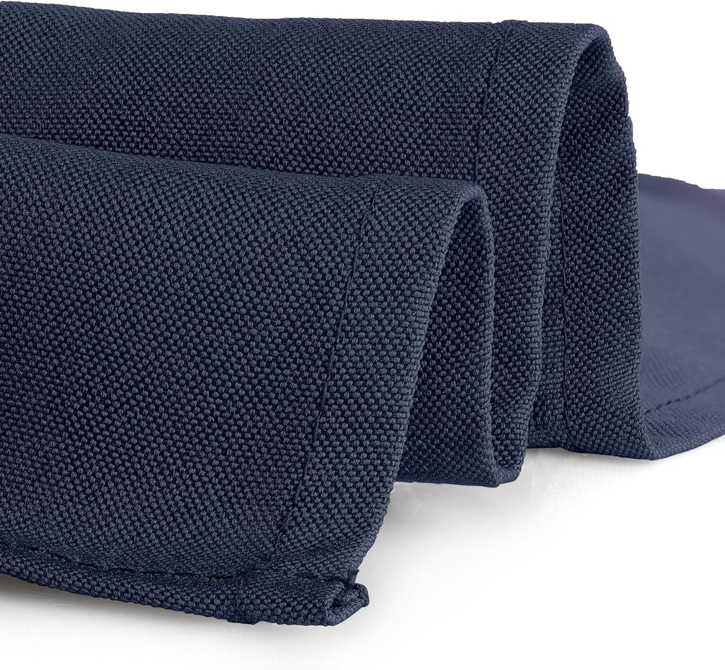 Gee Di Moda Rectangle Tablecloth - 70 x 120 Inch Navy Blue - Heavy Duty Washable Polyester - For 6 or 8 Foot Rectangular Table
