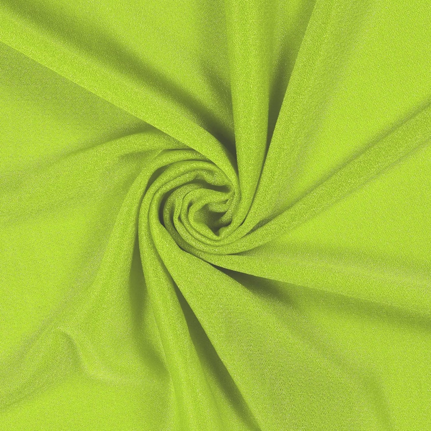 VDS Pack of 1 Panel (30 Inch X 30 Feet) Wedding Arch Draping Fabric Sheer Chiffon Fabric Drapery for Wedding Ceremony Reception Swag Backdrop Canopy Chuppah ARBO Altars Decoration (Parrot Green)