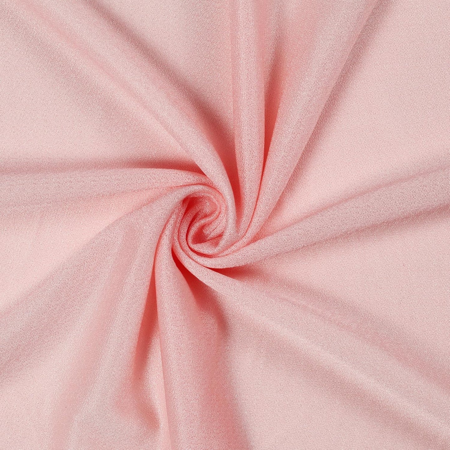 VDS Pack of 2 Panel (30 Inch X 100 Feet) Wedding Arch Draping Fabric Sheer Chiffon Fabric Drapery for Wedding Ceremony Reception Swag Backdrop Canopy Chuppah ARBO Altars Decoration (Dusty Rose)